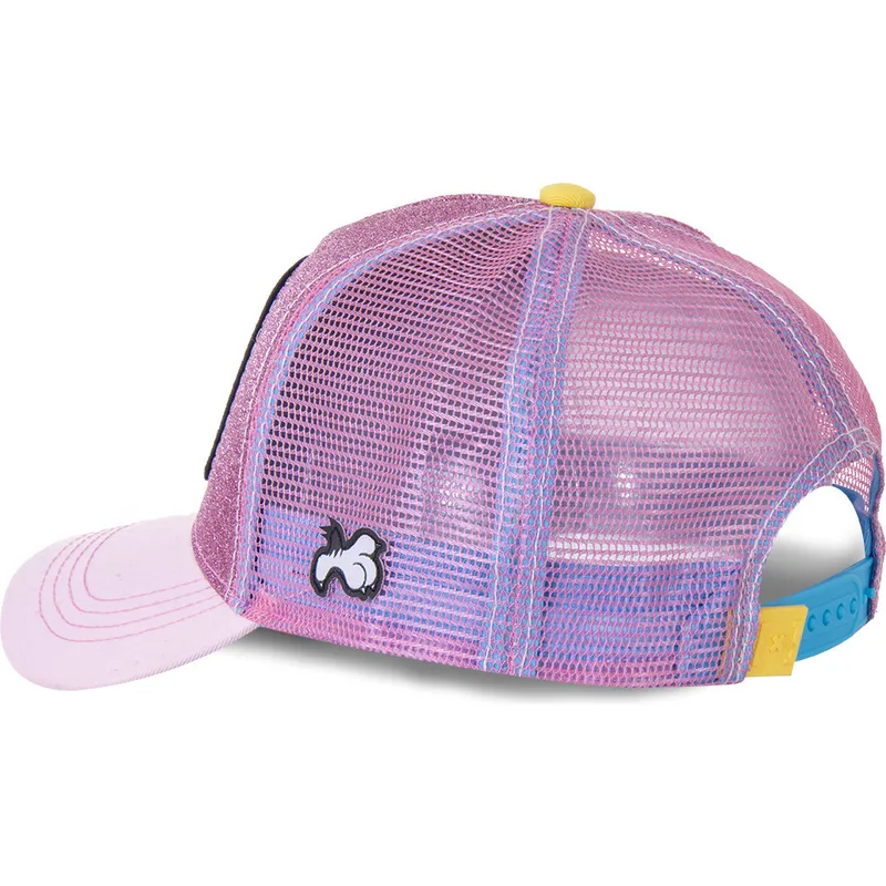 siltovka-zaoblena-ruzova-snapback-purpurina-twe4-tweety-looney-tunes-capslab