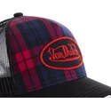 siltovka-zaoblena-cierna-snapback-estampado-cuadros-carb2-von-dutch