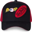 siltovka-zaoblena-cierna-snapback-dblpat-von-dutch