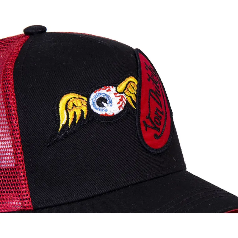 siltovka-zaoblena-cierna-snapback-dblpat-von-dutch