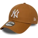 siltovka-zaoblena-hneda-nastavitelny-trigo-9forty-league-essential-new-york-yankees-mlb-new-era