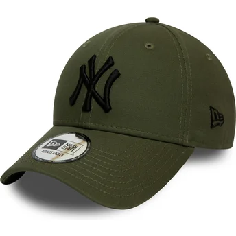 siltovka-zaoblena-zelena-nastavitelny-9forty-league-essential-new-york-yankees-mlb-new-era