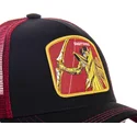 schwarze-und-rote-trucker-kappe-sagitario-sag-saint-seiya-die-ritter-des-zodiacs-von-capslab