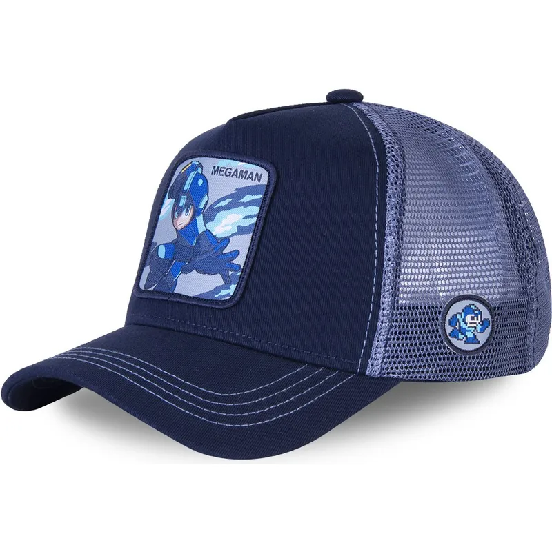 siltovka-zaoblena-modra-snapback-her3-mega-man-capslab siltovka-zaoblena-modra-snapback-her3-mega-man-capslab