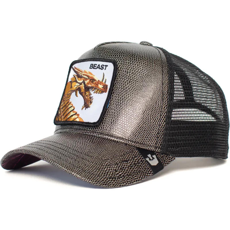 schwarze-trucker-kappe-dragon-fire-breather-von-goorin-bros