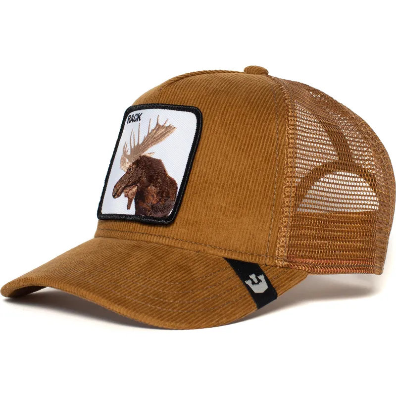 siltovka-zaoblena-hneda-snapback-moose-head-the-farm-goorin-bros