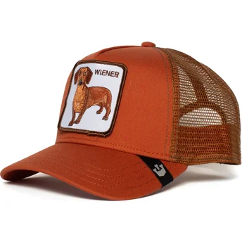 siltovka-zaoblena-hneda-snapback-weiner-dawg-the-farm-goorin-bros