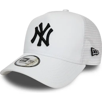 Cap zaoblená white snapback negro Essential A Frame New York Yankees MLB New Era