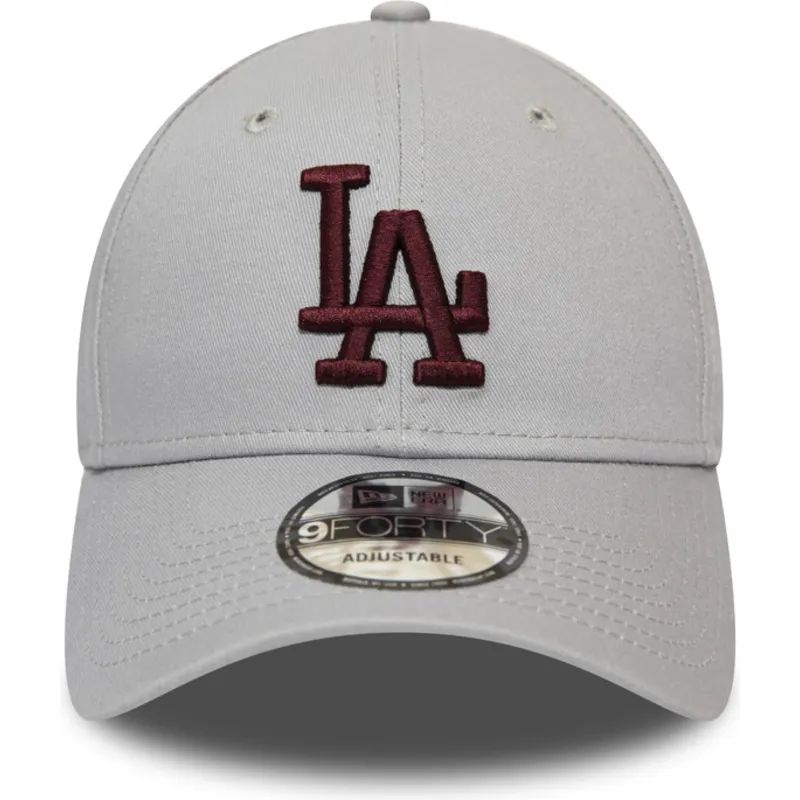 siltovka-zaoblena-siva-nastavitelny-9forty-essential-los-angeles-dodgers-mlb-new-era