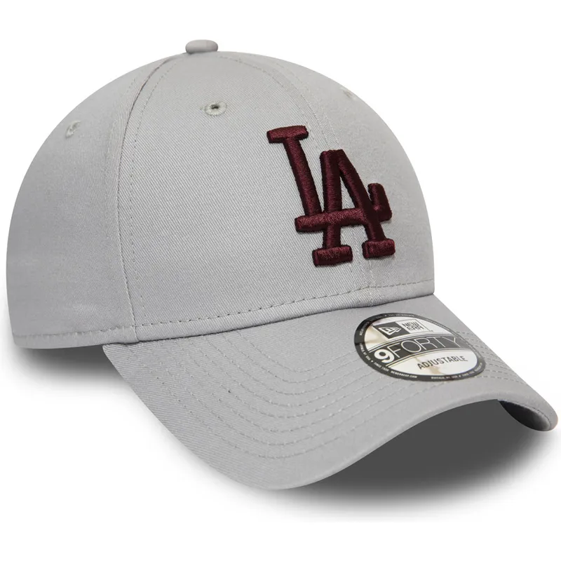 siltovka-zaoblena-siva-nastavitelny-9forty-essential-los-angeles-dodgers-mlb-new-era