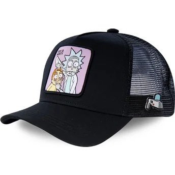 Šiltovky zaoblená kamionista čierna snapback LOO1 Rick Rick a Morty Rick a Morty Capslab