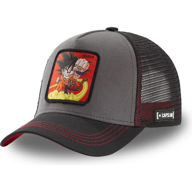 siltovka-zaoblena-siva-snapback-gok4-son-goku-dragon-ball-capslab