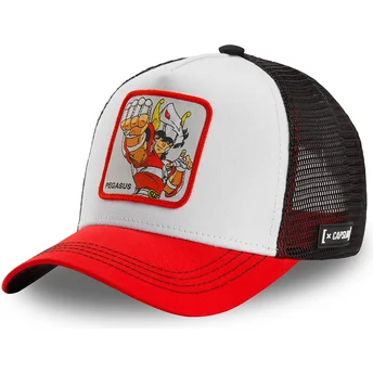 siltovka-zaoblena-biely-snapback-seiya-z-pegasa-saint-seiya-rytieri-zverokruhu-capslab