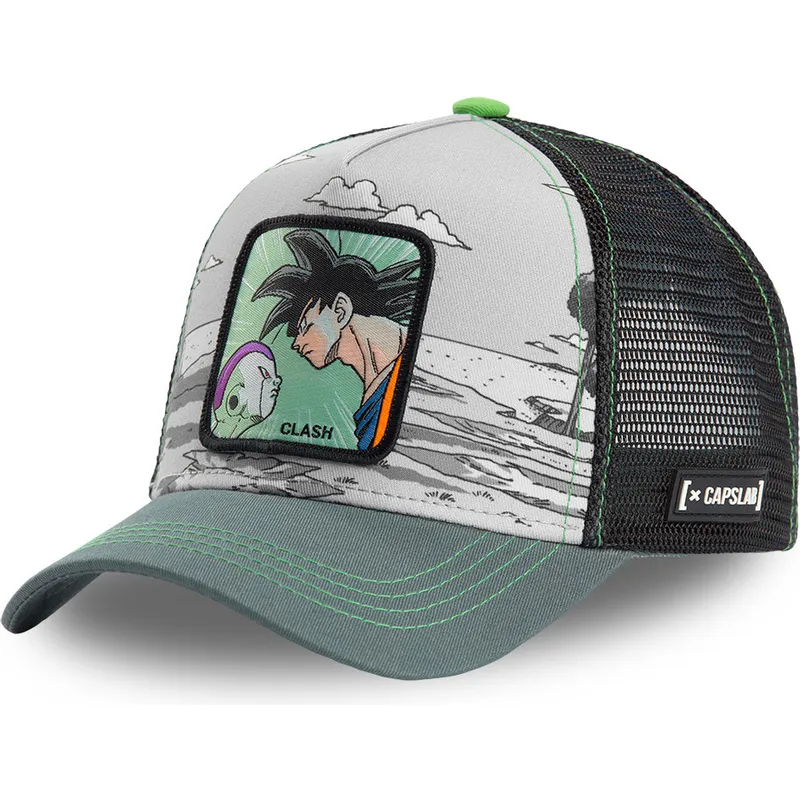 siltovka-zaoblena-siva-snapback-clash-zig-goku-vs-frieza-dragon-ball-capslab