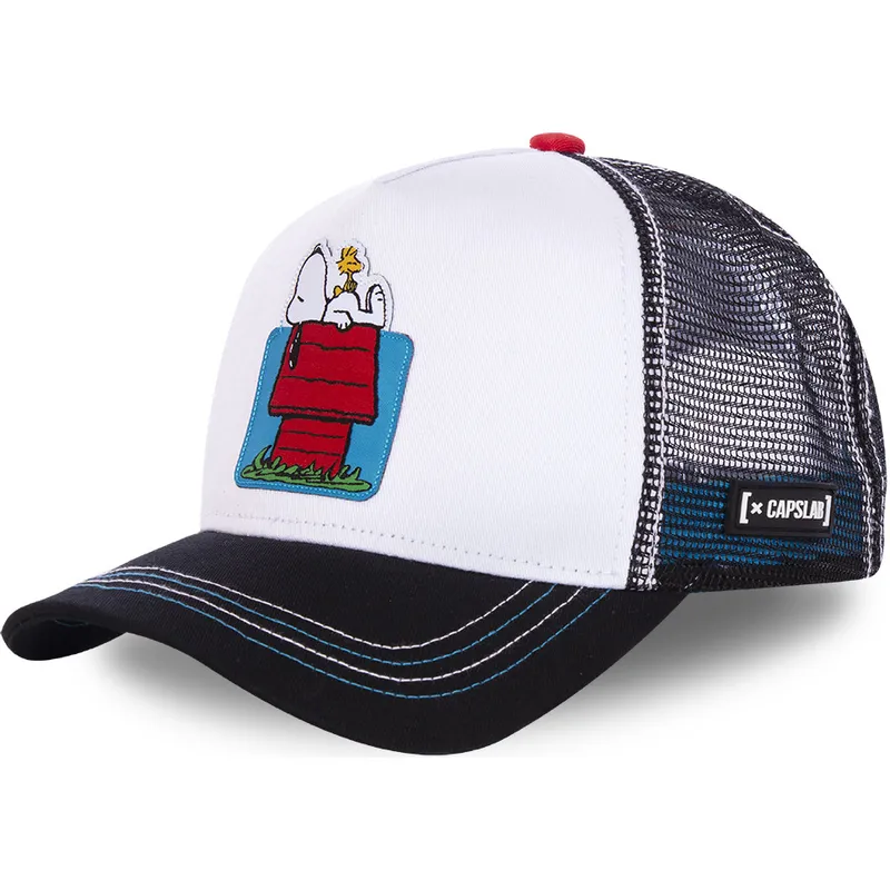 siltovka-zaoblena-biely-snapback-casa-hou-snoopy-a-emilio-arasidy-capslab