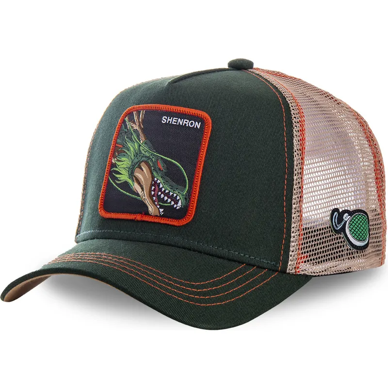siltovka-zaoblena-zelena-snapback-pre-deti-kidshen-shenron-dragon-ball-capslab