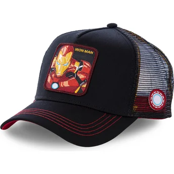 siltovka-zaoblena-cierna-snapback-pre-deti-kidiro2-iron-man-marvel-comics-capslab