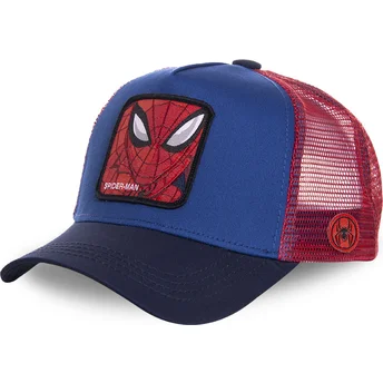 capslab-youth-spider-man-kidspi1-marvel-comics-blue-and-red-trucker-hat