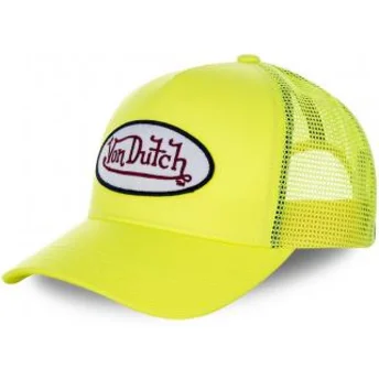 Von Dutch Youth KID_FRESH5 Yellow Trucker Hat