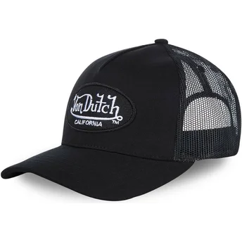 Šiltovka zaoblená čierna snapback pre deti KID_LOFB Von Dutch