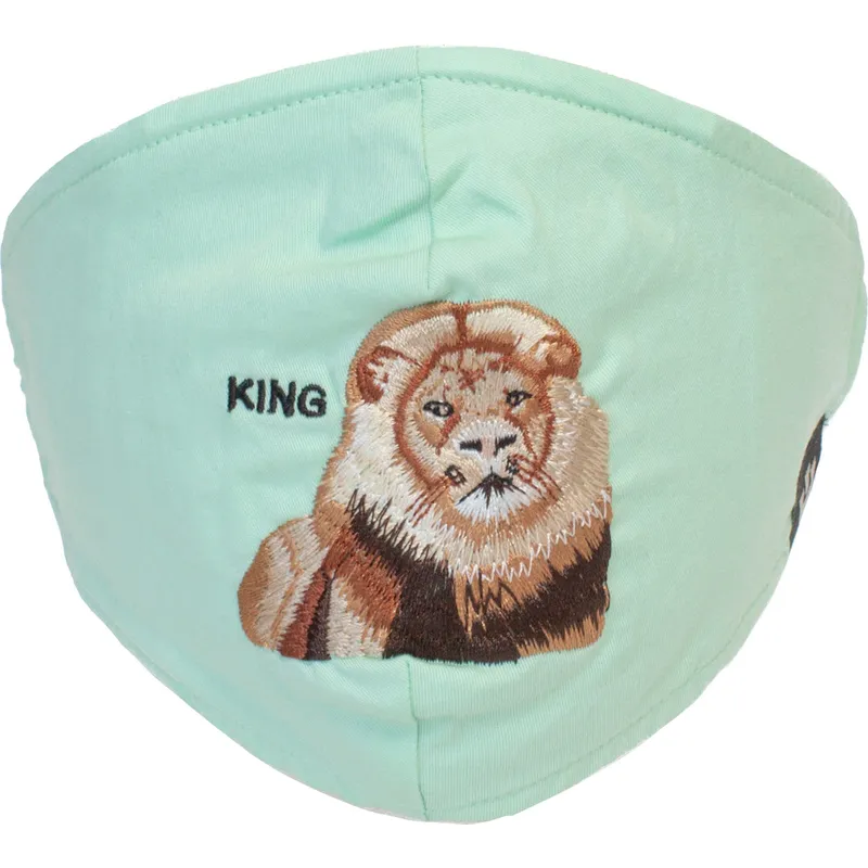 masks-and-protection-green-mascarilla-reutilizable-verde-menta-leon-mane-cat-the-farm-de-goorin-bros