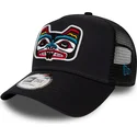 siltovka-zaoblena-tmavomodra-snapback-bear-tattoo-pack-a-frame-new-era