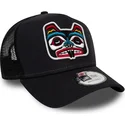 siltovka-zaoblena-tmavomodra-snapback-bear-tattoo-pack-a-frame-new-era