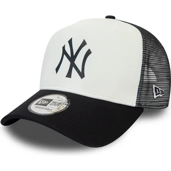 Cap zaoblená navy blue snapback Colour Block A Frame New York Yankees MLB New Era