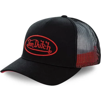 Cap zaoblená black snapback Von Dutch
