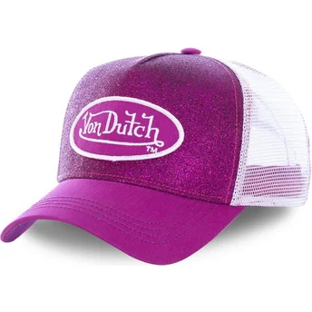siltovka-zaoblena-ruzova-snapback-pur-von-dutch