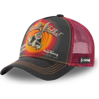 Šiltovky zaoblená sivá snapback RIN1 Bugs Bunny Looney Tunes Capslab