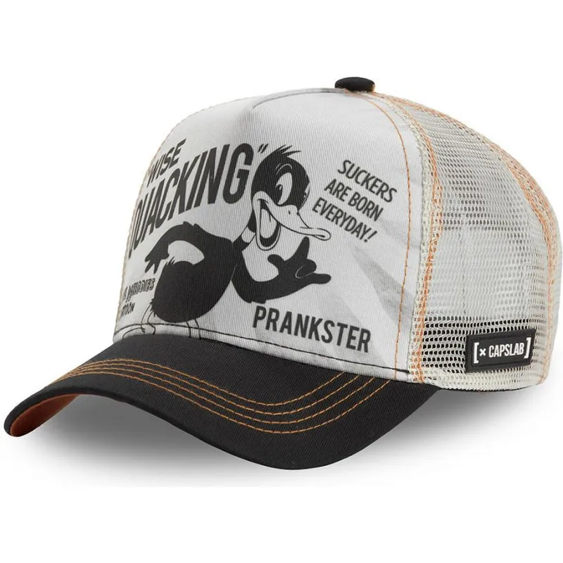 siltovka-zaoblena-biely-snapback-loo-duc1-kacer-duffy-looney-tunes-capslab