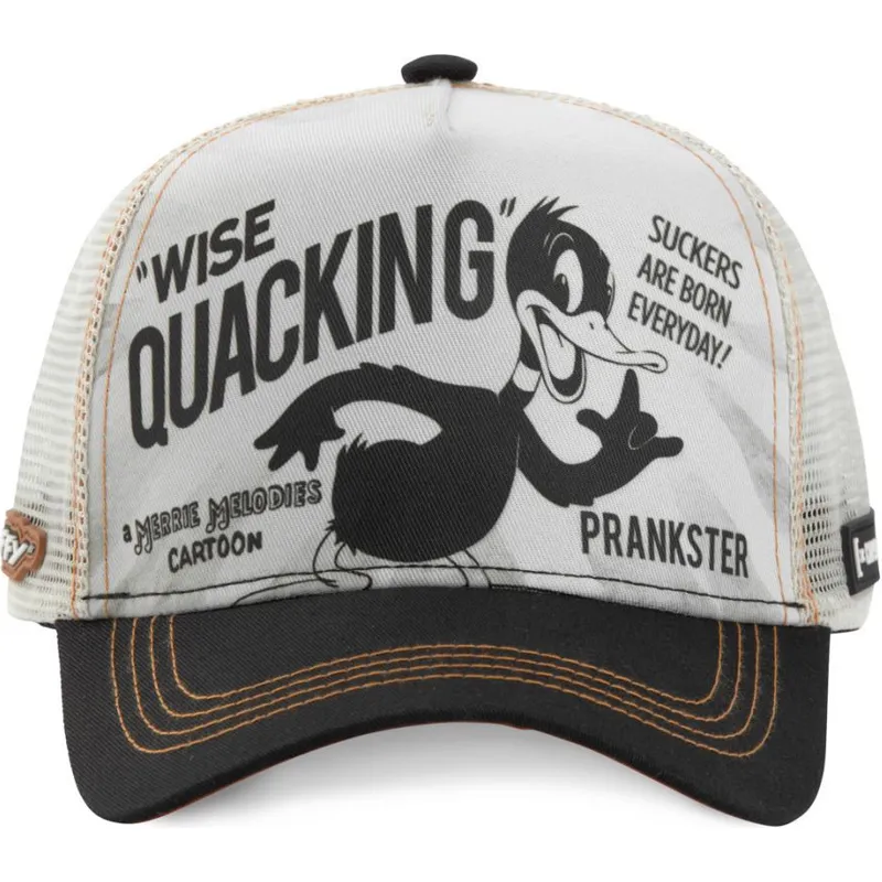 siltovka-zaoblena-biely-snapback-loo-duc1-kacer-duffy-looney-tunes-capslab
