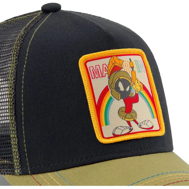 siltovka-zaoblena-cierna-snapback-loo-mar1-marvin-martan-looney-tunes-capslab