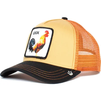 siltovka-zaoblena-oranzova-snapback-a-doodle-doo-the-farm-goorin-bros