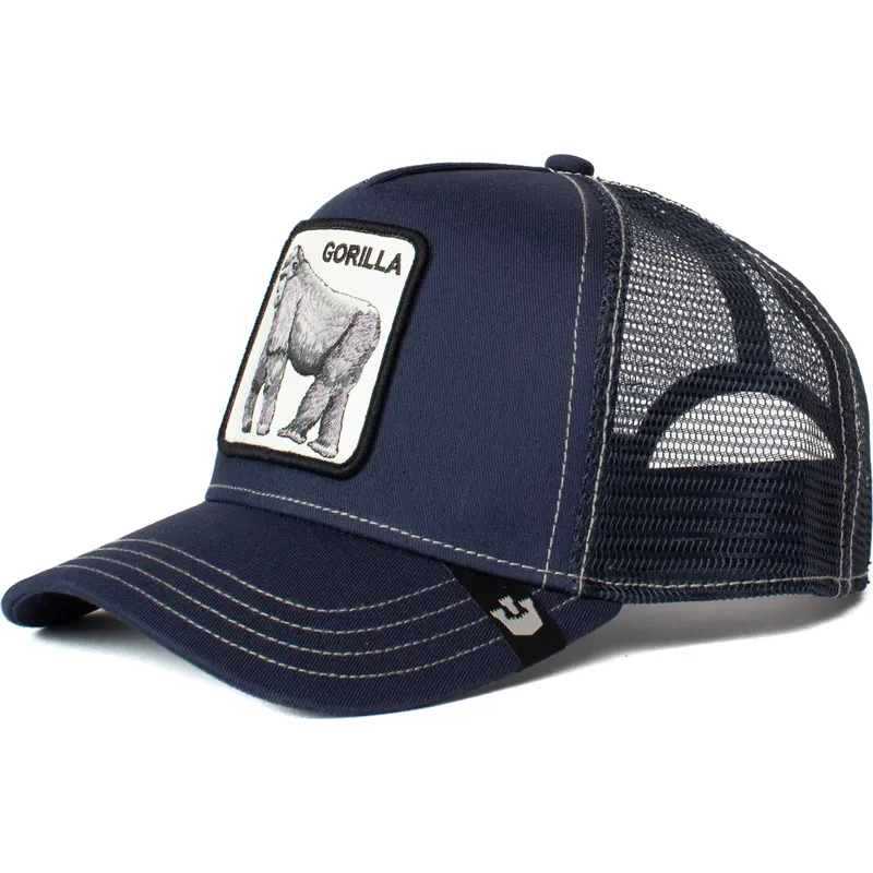 goorin-bros-king-of-the-jungle-gorilla-marineblaue-trucker-kappe
