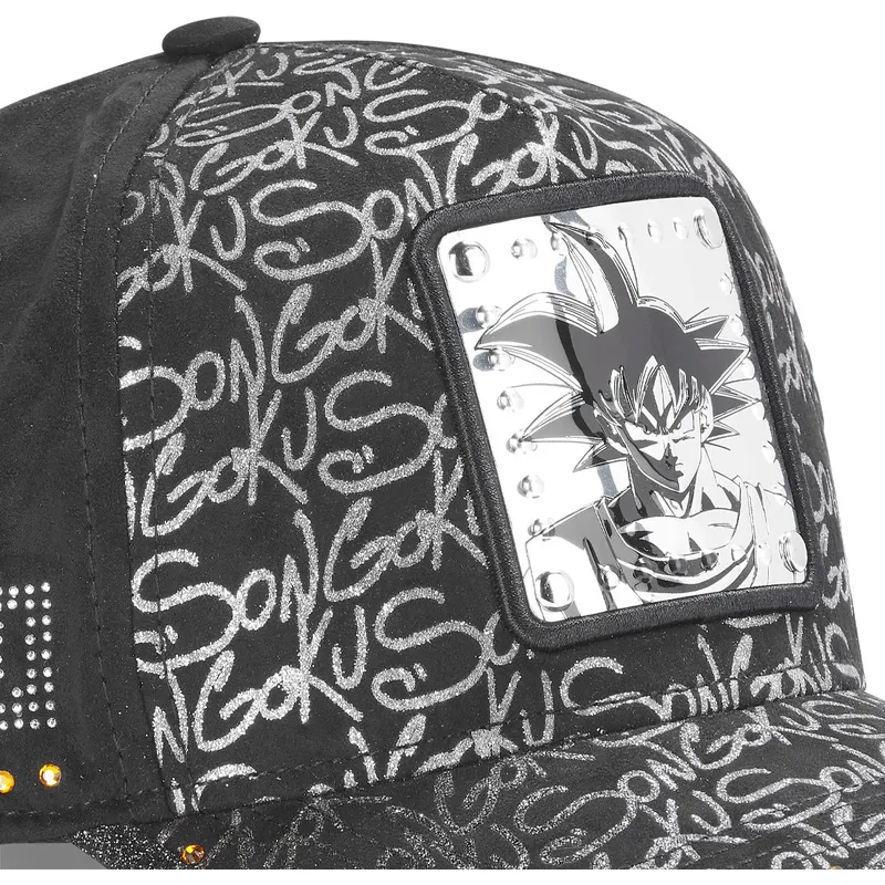 siltovka-zaoblena-cierna-nastavitelny-tag-gok-son-goku-dragon-ball-capslab