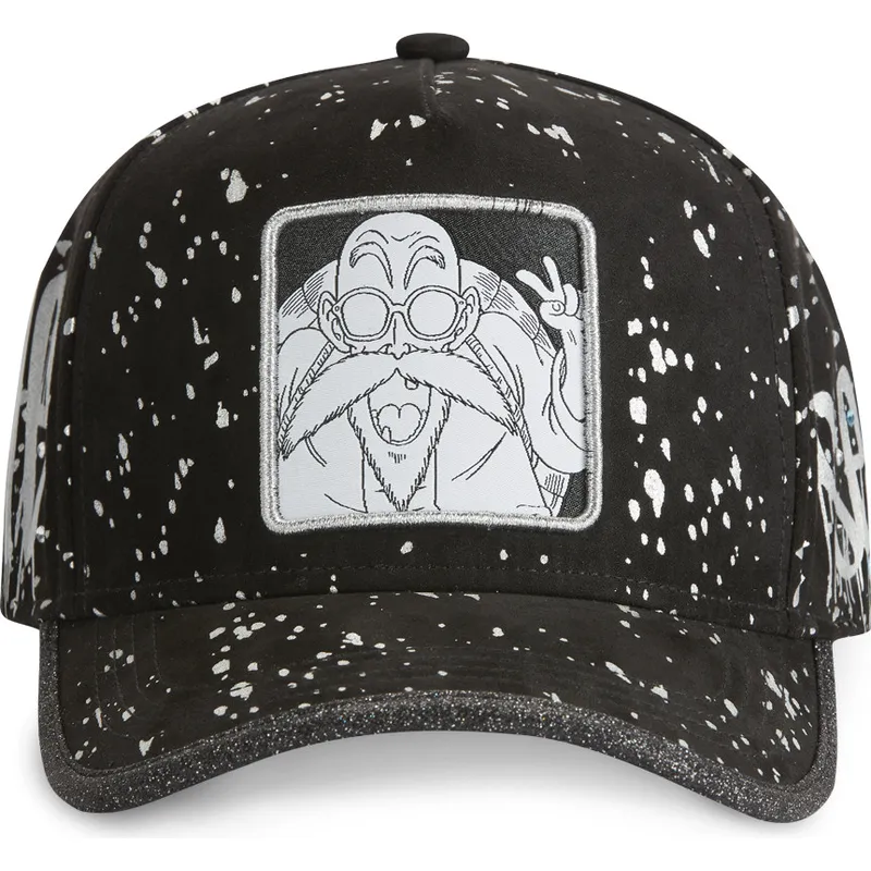 siltovka-zaoblena-cierna-nastavitelny-tag-kam-majster-roshi-dragon-ball-capslab