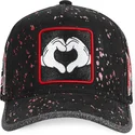 verstellbare-schwarze-kappe-mit-gebogenem-schirm-mickey-mouse-hande-herz-tag-mic2-disney-von-capslab