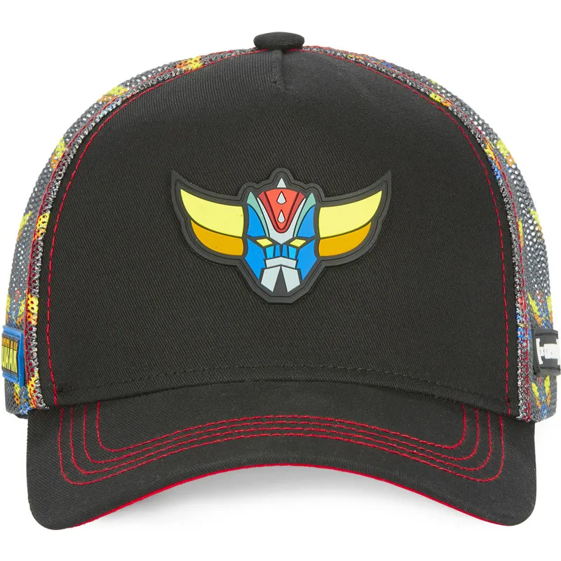 siltovka-zaoblena-cierna-snapback-msk2-ufo-grendizer-robot-grendizer-capslab