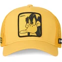 gelbe-trucker-kappe-daffy-duck-loo-duf1-looney-tunes-von-capslab
