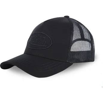 Cap zaoblená black snapback Von Dutch