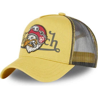 siltovka-zaoblena-zlta-snapback-bird-m-von-dutch