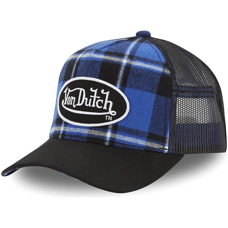 siltovka-zaoblena-modra-snapback-a-cuadros-car-a3-von-dutch