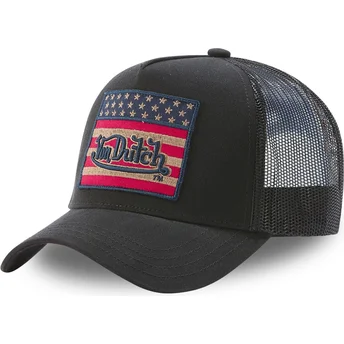 Šiltovka zaoblená čierna snapback FLAG NR Von Dutch