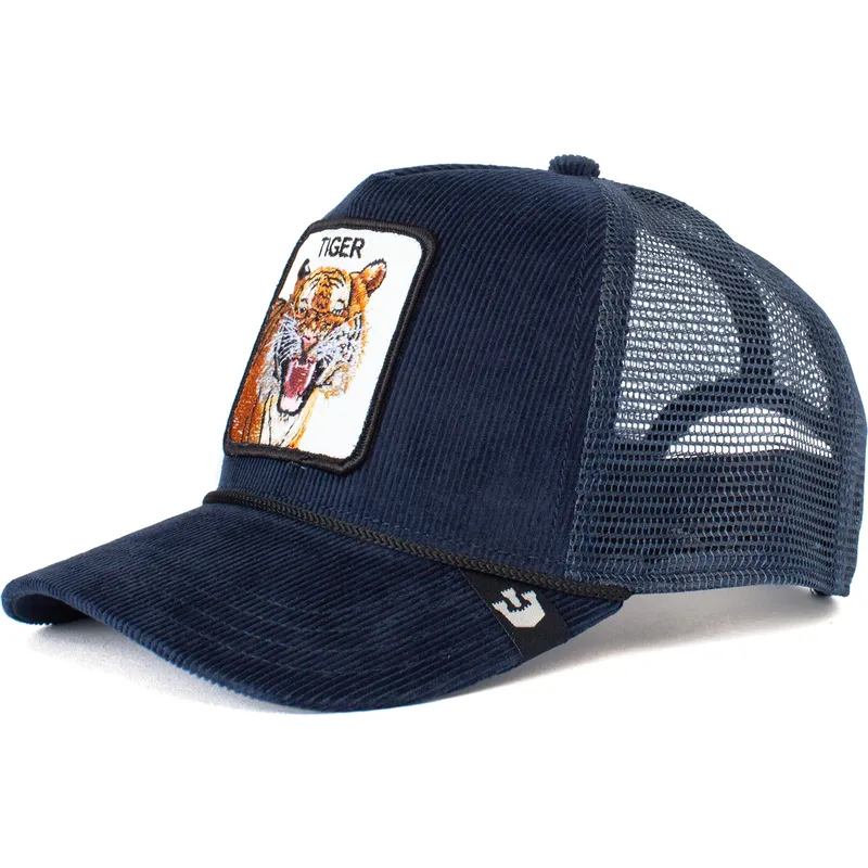 siltovka-zaoblena-tmavomodra-snapback-tiger-rage-the-farm-goorin-bros
