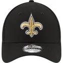 new-era-curved-brim-9forty-the-league-new-orleans-saints-nfl-black-adjustable-cap