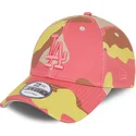 siltovka-zaoblena-kamuflaz-nastavitelny-rosa-rosa-9forty-los-angeles-dodgers-mlb-new-era