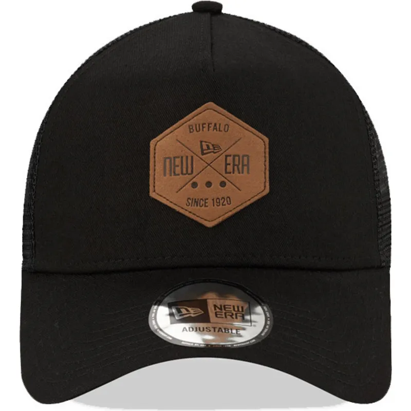 siltovky-zaoblena-kamionista-cierna-snapback-a-frame-9forty-heritage-patch-new-era