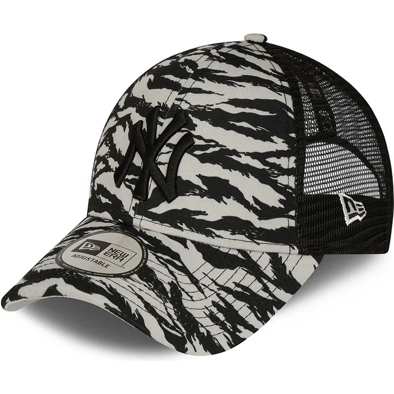 siltovka-zaoblena-siva-snapback-9forty-tiger-print-new-york-yankees-mlb-new-era